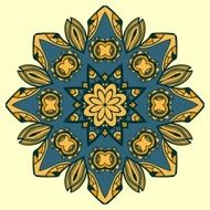 Circle ornament ornamental round lace N9