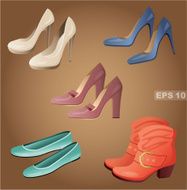 Female shoes set N2