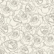 Rose seamless background N8