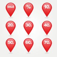 mapping pins icons SALE