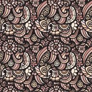 Mosaic vector seamless pattern N40