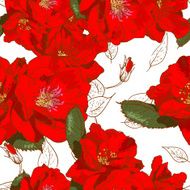 Beautiful seamless floral pattern N6