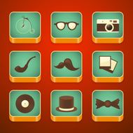 Hipster icons set N2