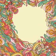 Floral background template N2
