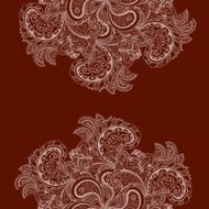 Vector vintage floral pattern N14