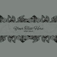 Vector vintage floral pattern N16