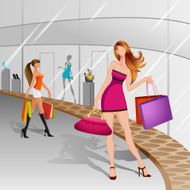 Women doing shopping N3