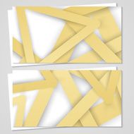 Vector business-card set for your design N101