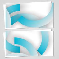Vector business-card set for your design N103