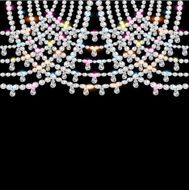 background with jeweled