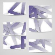 Vector business-card set for your design N106