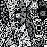 Lace vector fabric seamless pattern N32