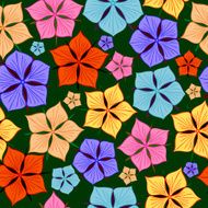 Decoration element Floral style Seamless N8