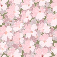 Decoration element Floral style Seamless N9