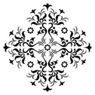 abstract floral pattern N42