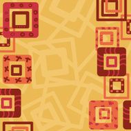 abstract border fram with squares