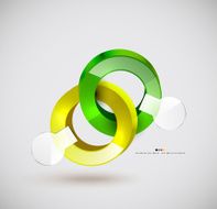 Abstract circles background N4