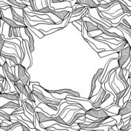 vector abstract frame of lines