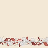orange vector seamless pattern N5