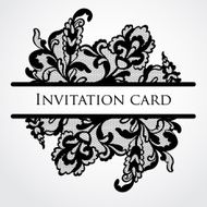Vector lace card N5