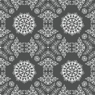 Seamless patter with flowers