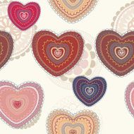 Valentine Seamless Hearts Pattern N4