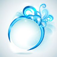 Abstract background with blue elements