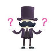 funny cartoon illusionist N17