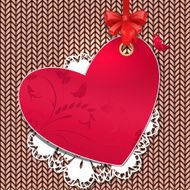 knitted fabric for Valentine