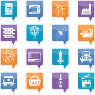 Business and industry icons N12