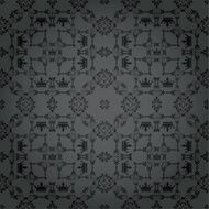 black wallpaper in old style N116