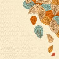 Vintage floral pattern N15