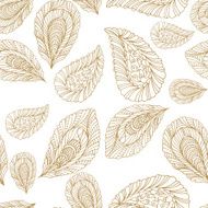 Seamless pattern with leaf N47