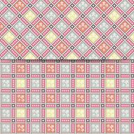 Checkered geometric pattern