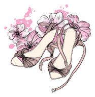 women&#039;s shoes and flowers N2