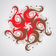 Floral ornament N34