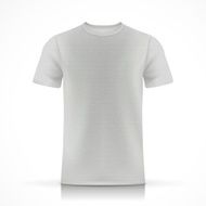 grey T-shirt template