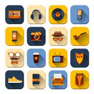 Hipster icons set N3