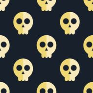 seamless pattern skulls background
