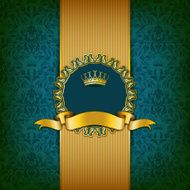 Luxury background with ornament frame N2