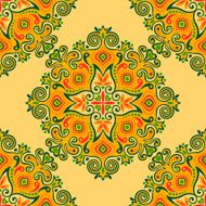 Seamless background with abstract ethnic pattern N10