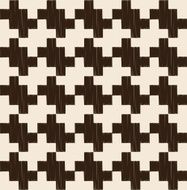 seamless black and white geometric tiles scribble pattern