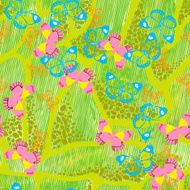 Colored butterflies N3