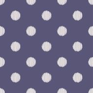 seamless blue polka dots scribble pattern