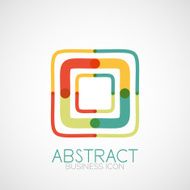 Symmetric abstract geometric shape N370