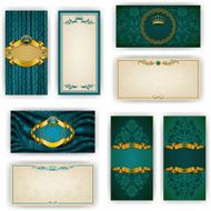 Elegant template for vip luxury invitation N20