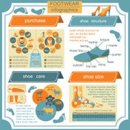 Footwear infographics elements N4