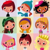 Girls Faces Collection II