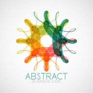 Symmetric abstract geometric shape N371