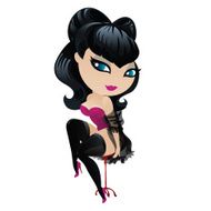 Fatal brunette in pin-up style N2